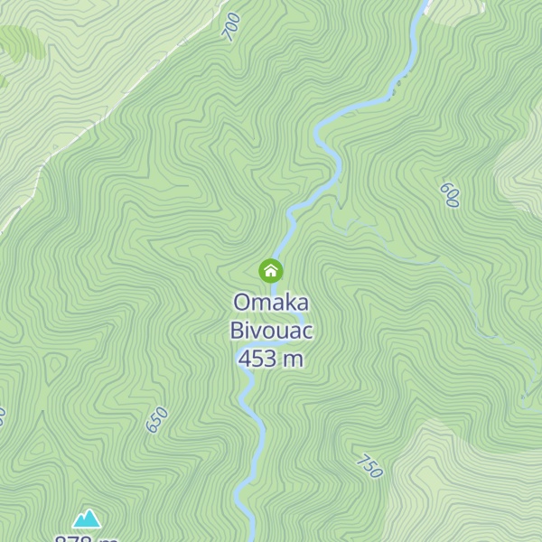 Map of Omaka Bivouac