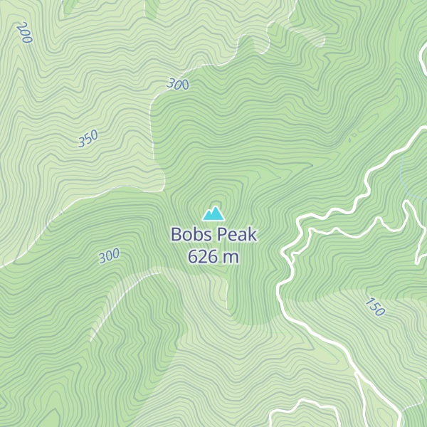 Map of Bobs Peak