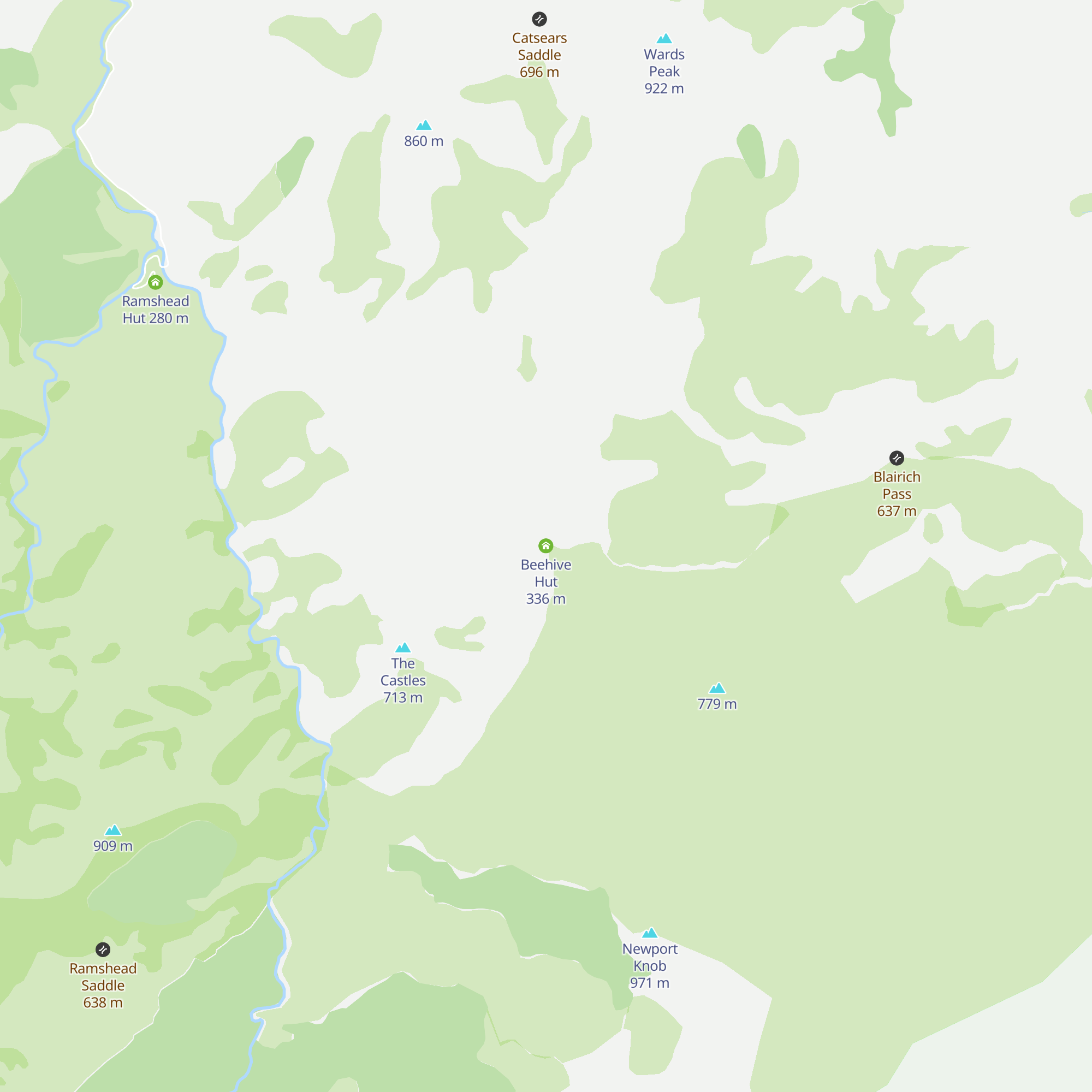 Beehive Hut map