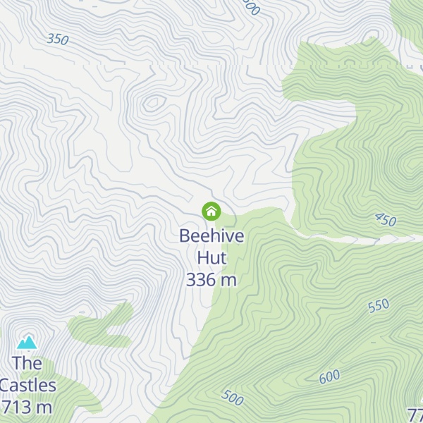 Map of Beehive Hut