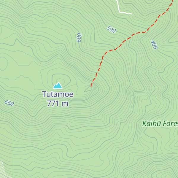 Map of Tutamoe / Tutamoi