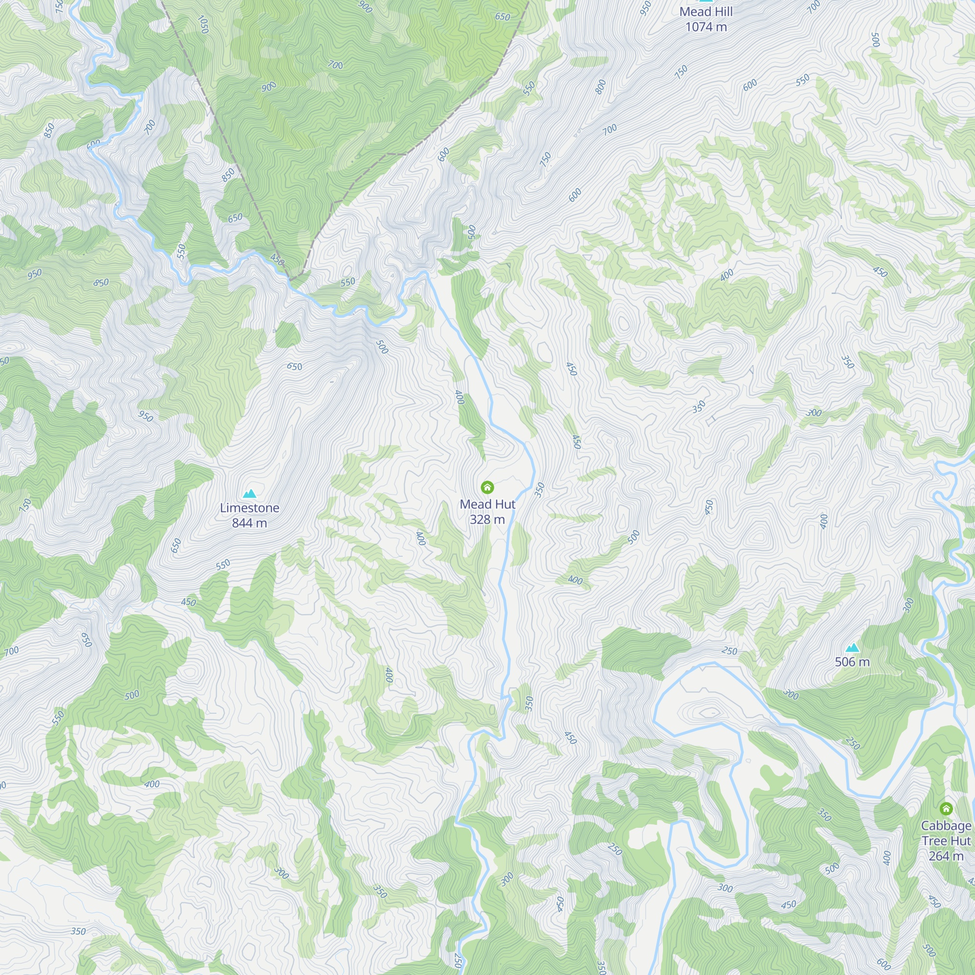 Mead Hut map