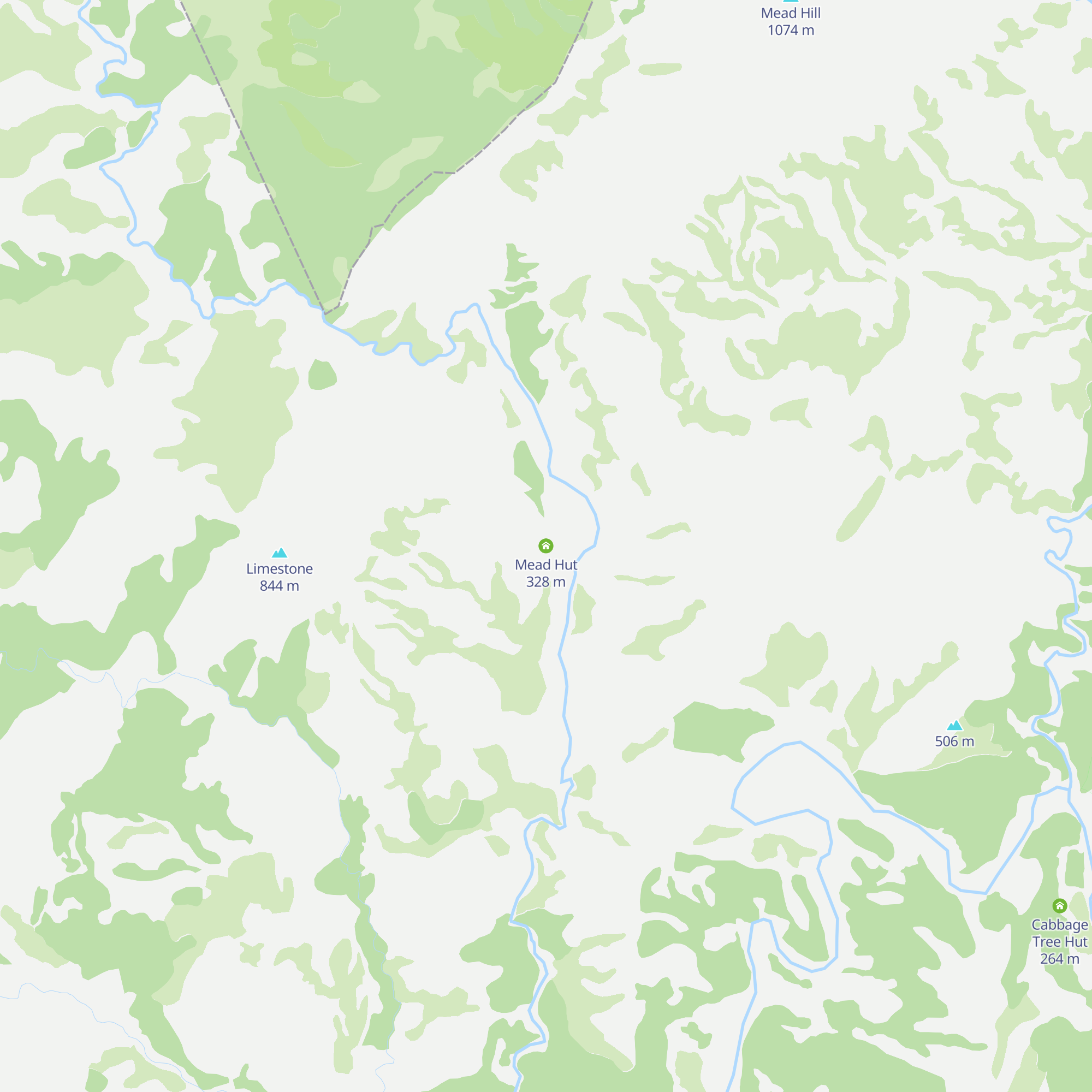 Mead Hut map
