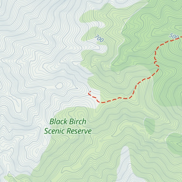 Map of Black Birch Bivouac