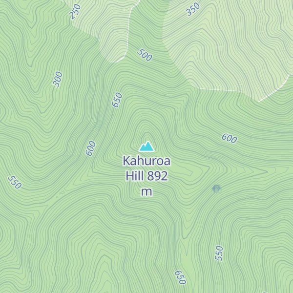 Map of Kahuroa Hill