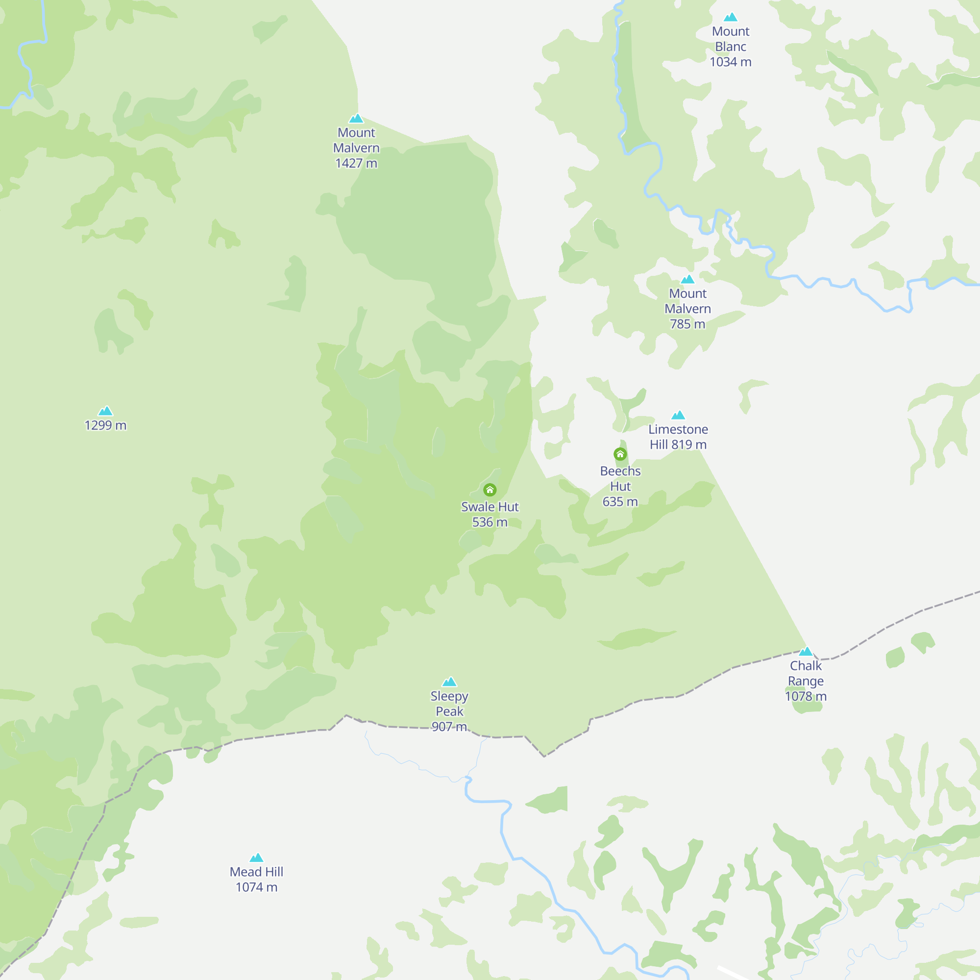 Swale Hut map