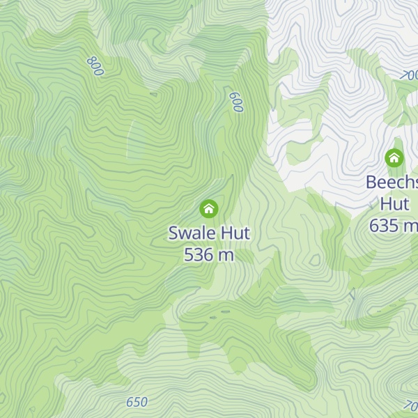 Map of Swale Hut