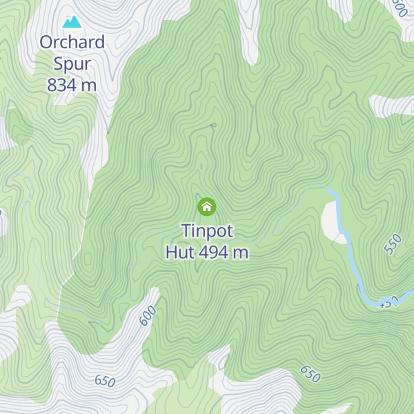 Map of Tinpot Hut