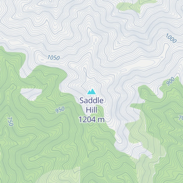 Map of Saddle Hill