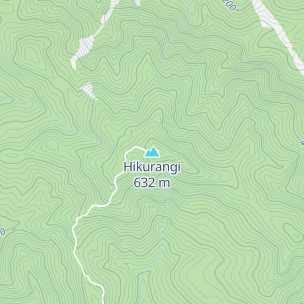 Map of Hikurangi