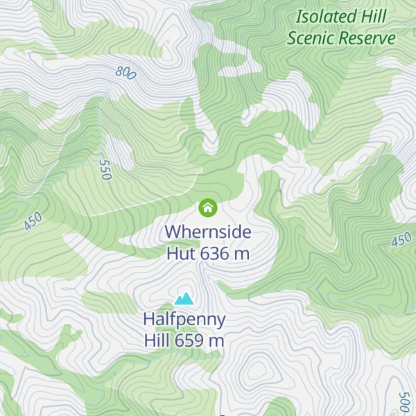 Map of Whernside Hut