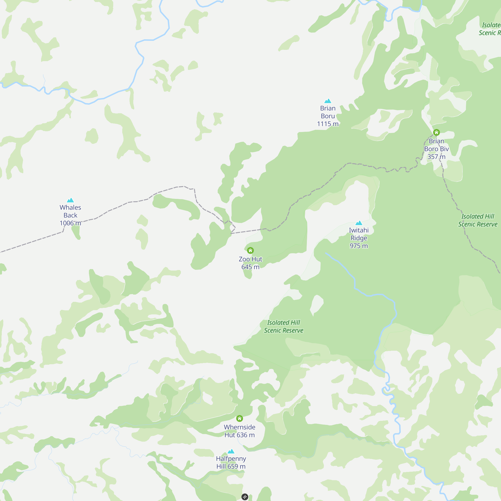 Zoo Hut map