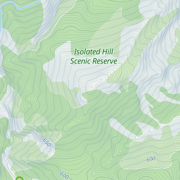 Map of Isolated Hill