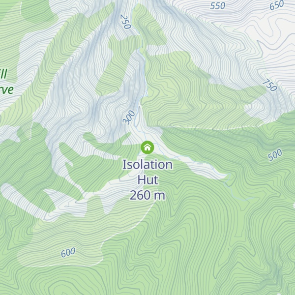 Map of Isolation Hut