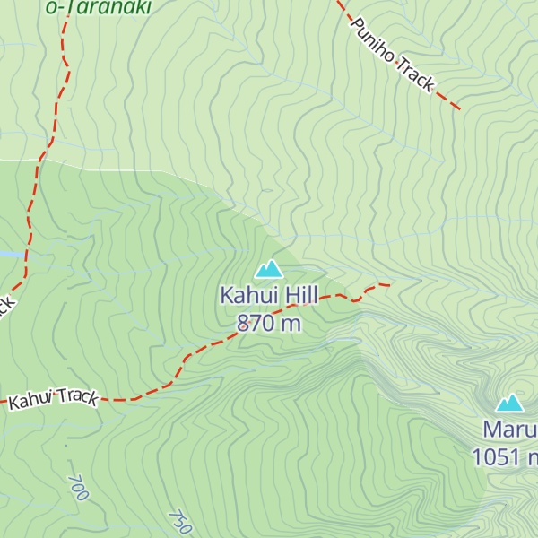 Map of Kahui Hill