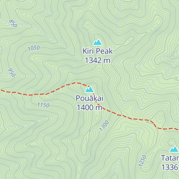 Map of Pouākai
