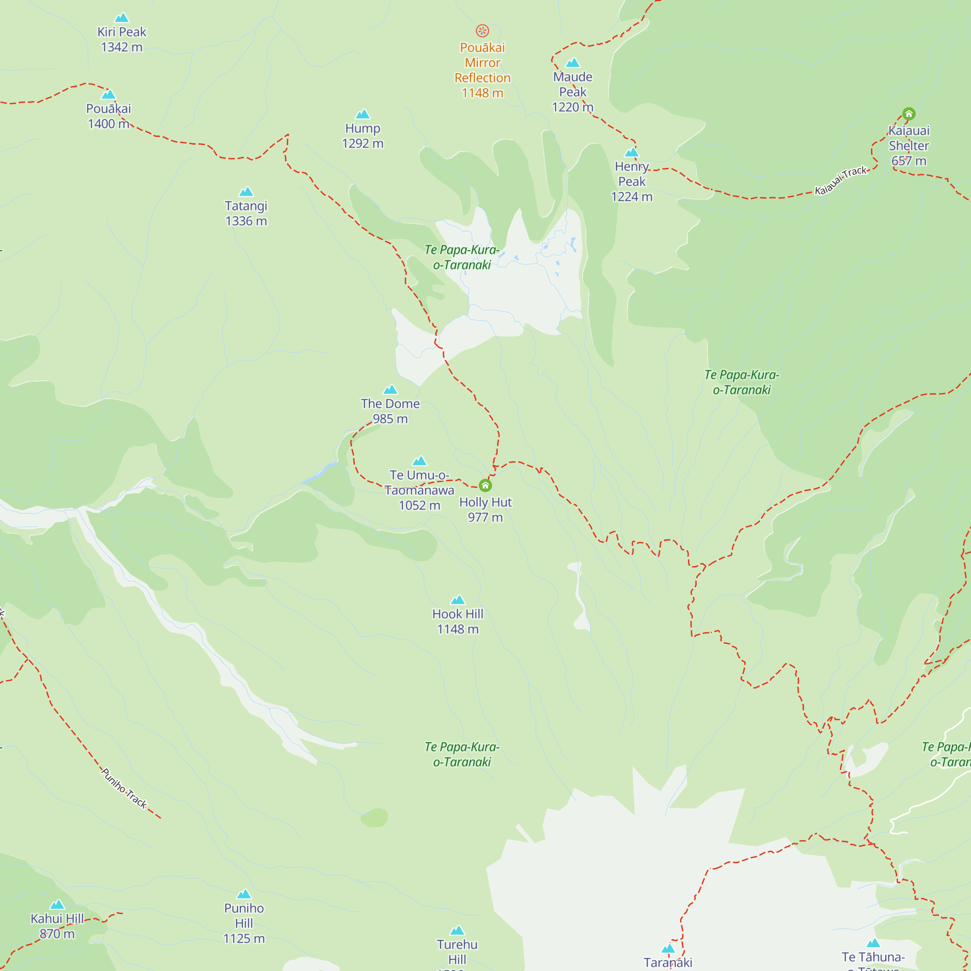 Holly Hut map