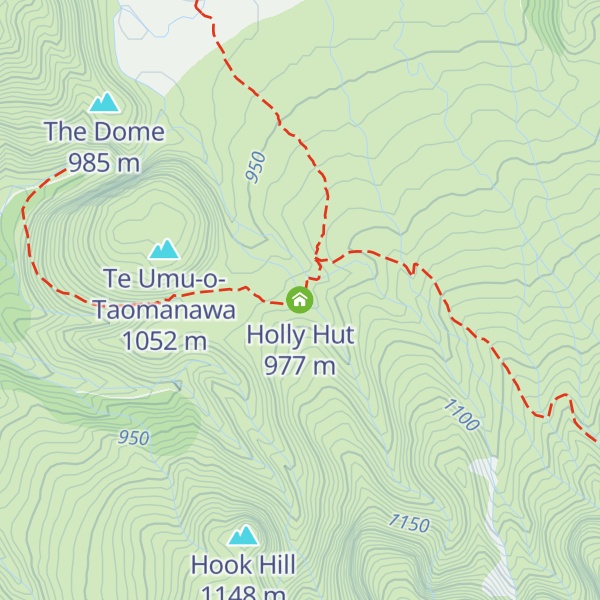 Map of Holly Hut