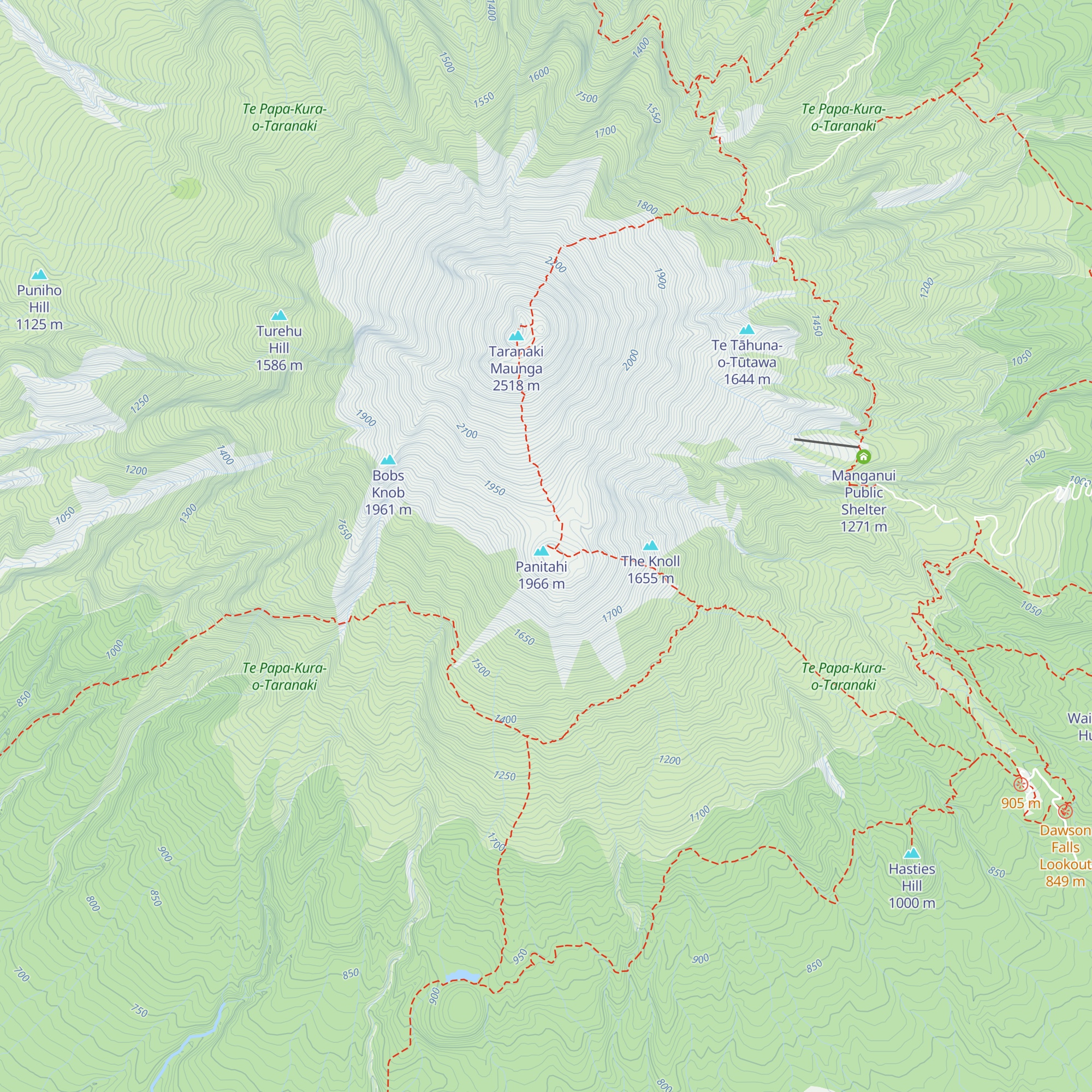 Syme Hut map