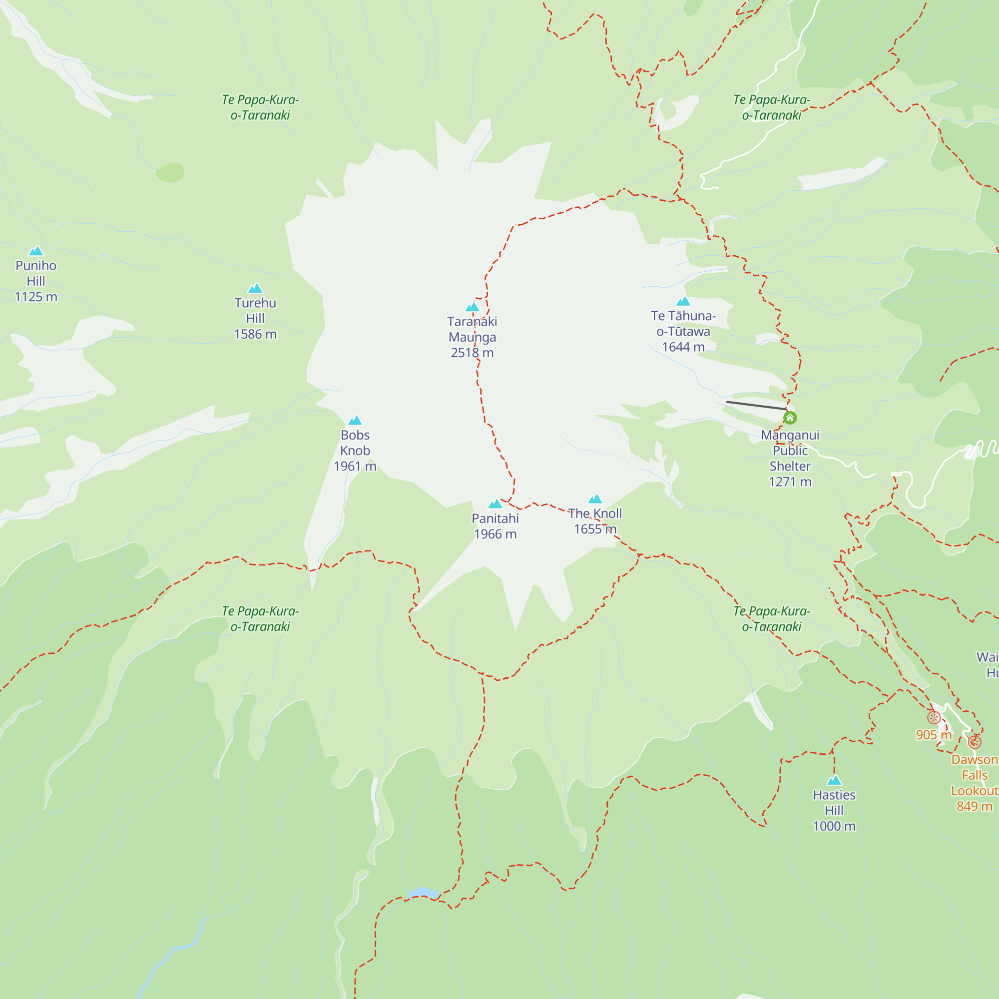 Syme Hut map