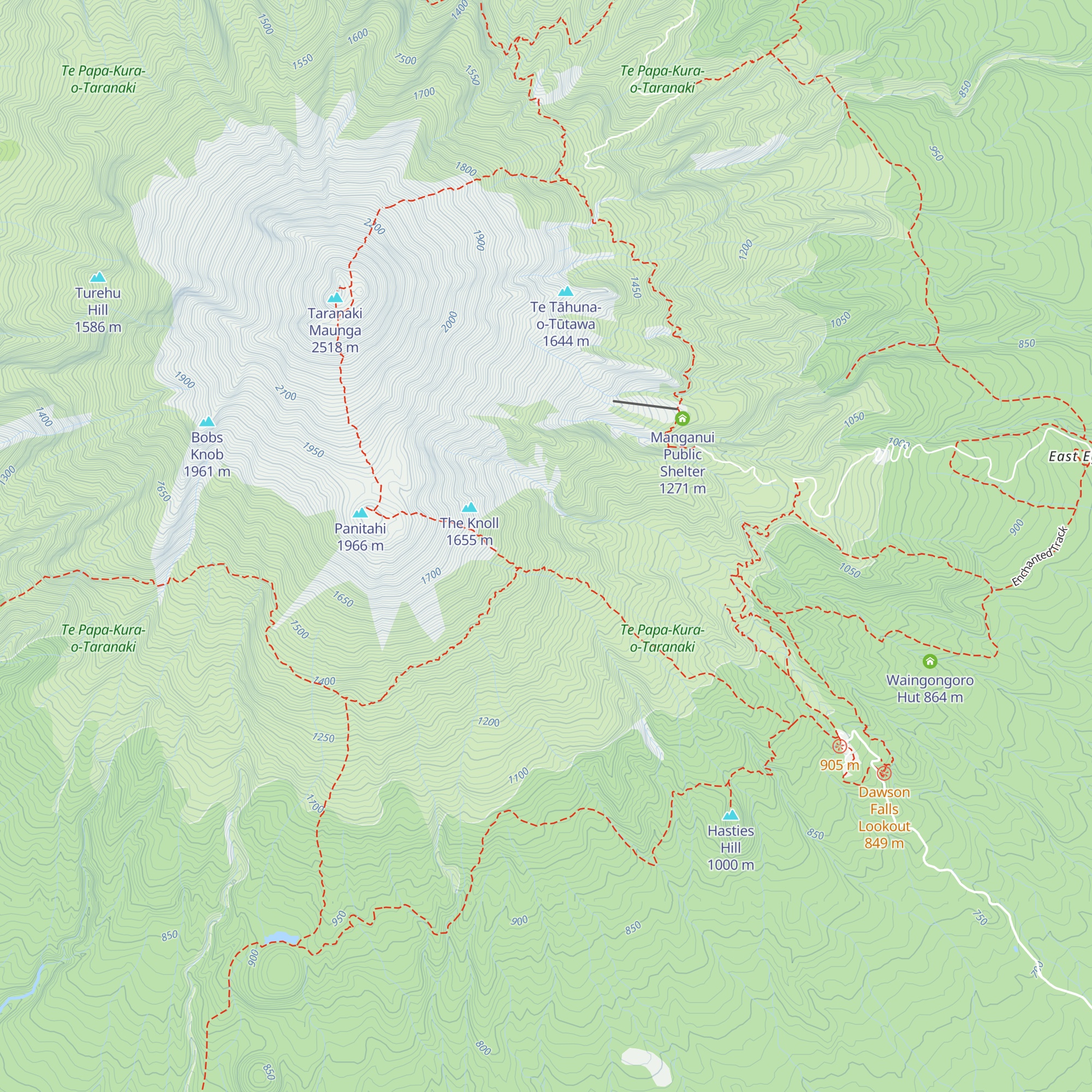 Kapuni Lodge map