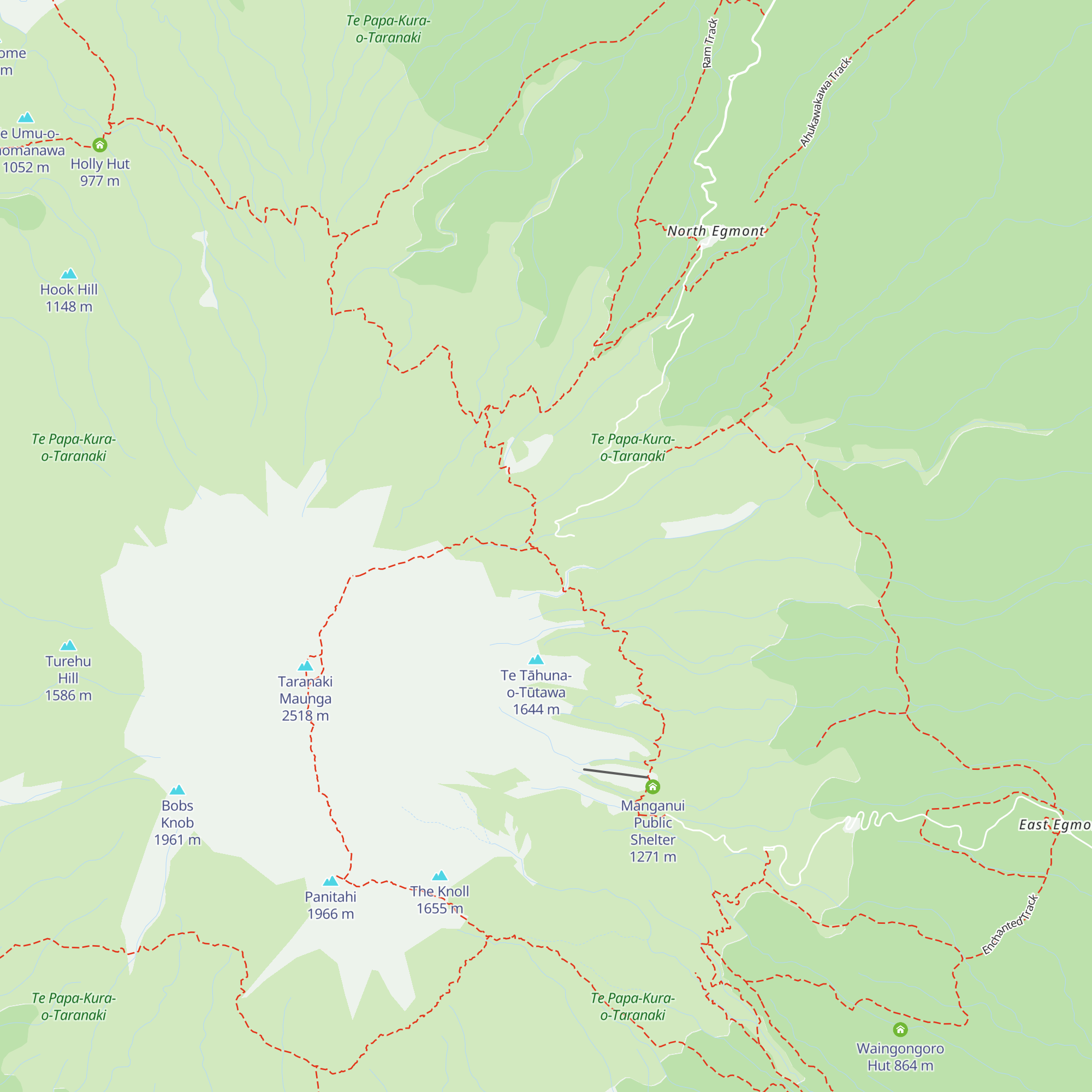 Tahurangi Lodge map
