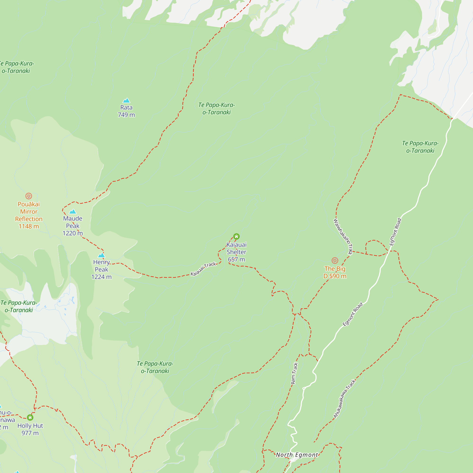 Kaiauai Shelter map