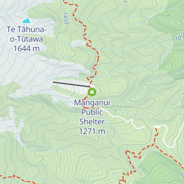 Map of Manganui Public Shelter