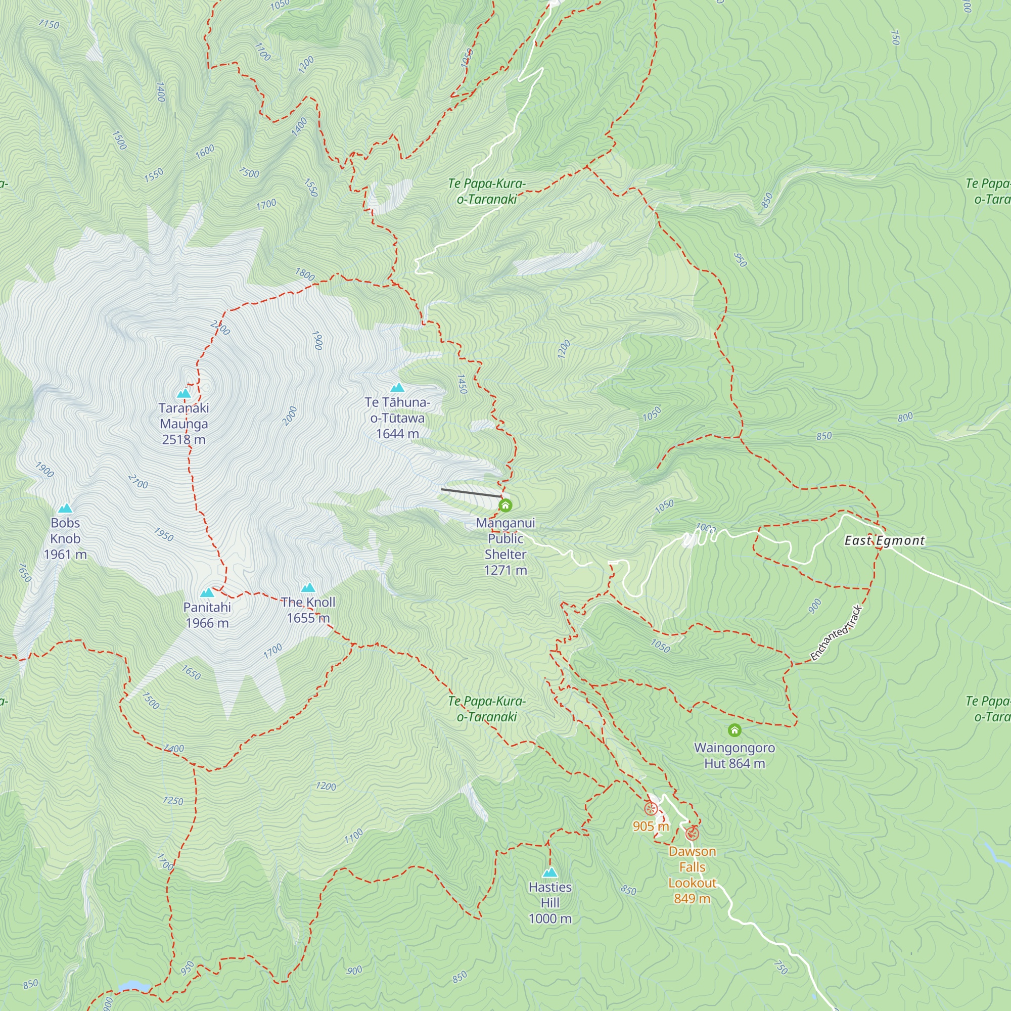 Manganui Public Shelter map