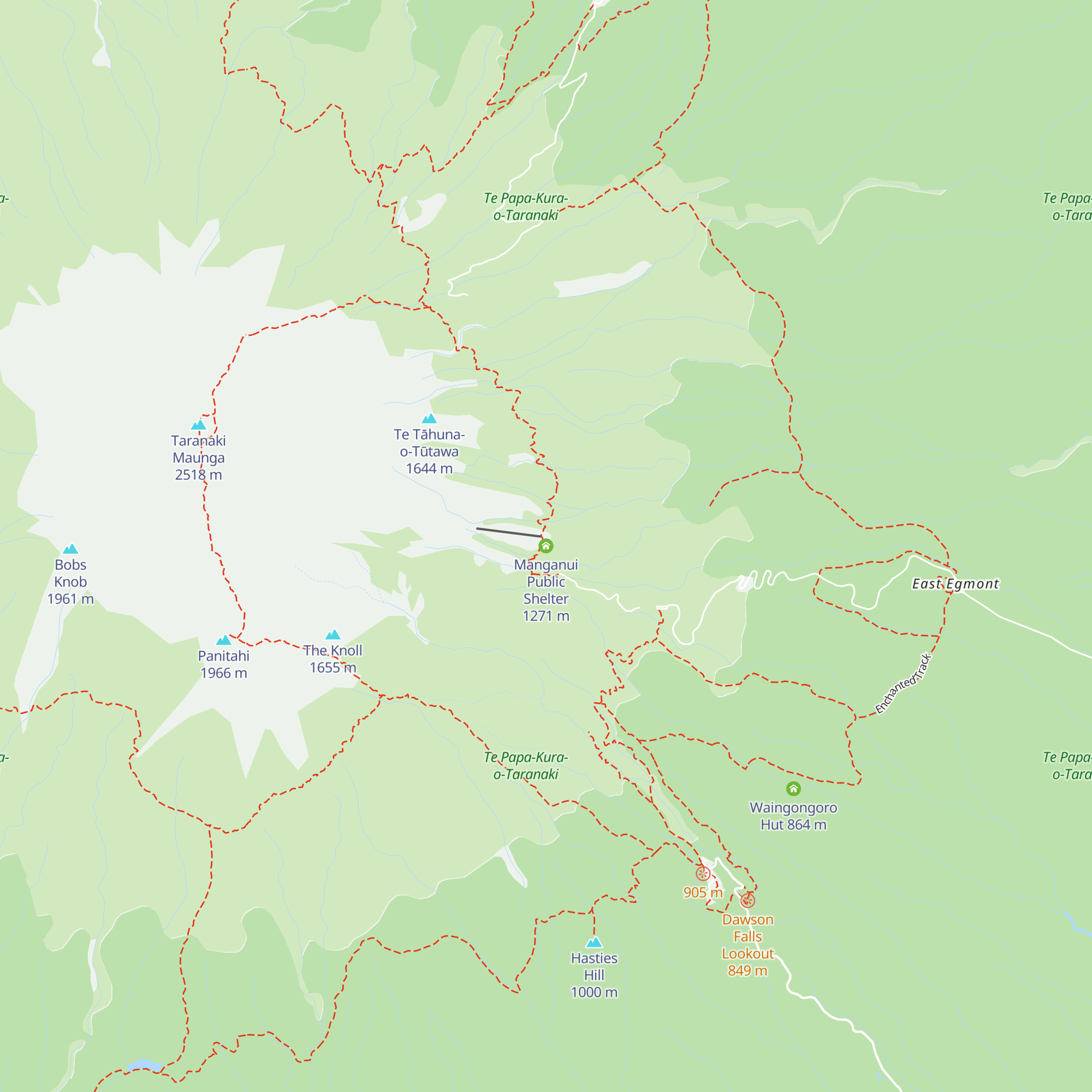 Manganui Public Shelter map