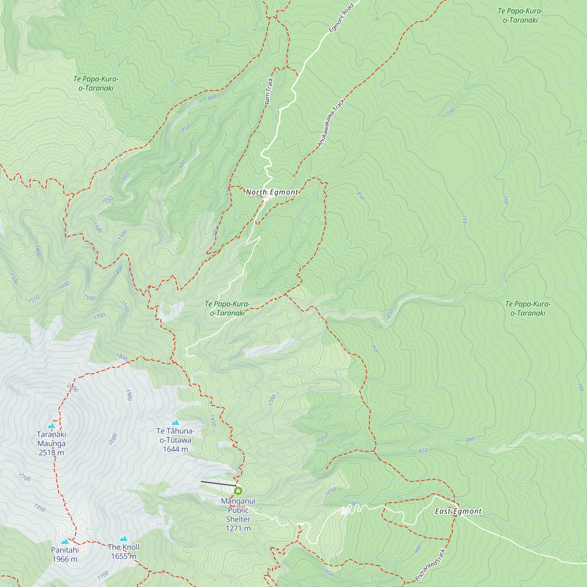 Maketawa Hut map