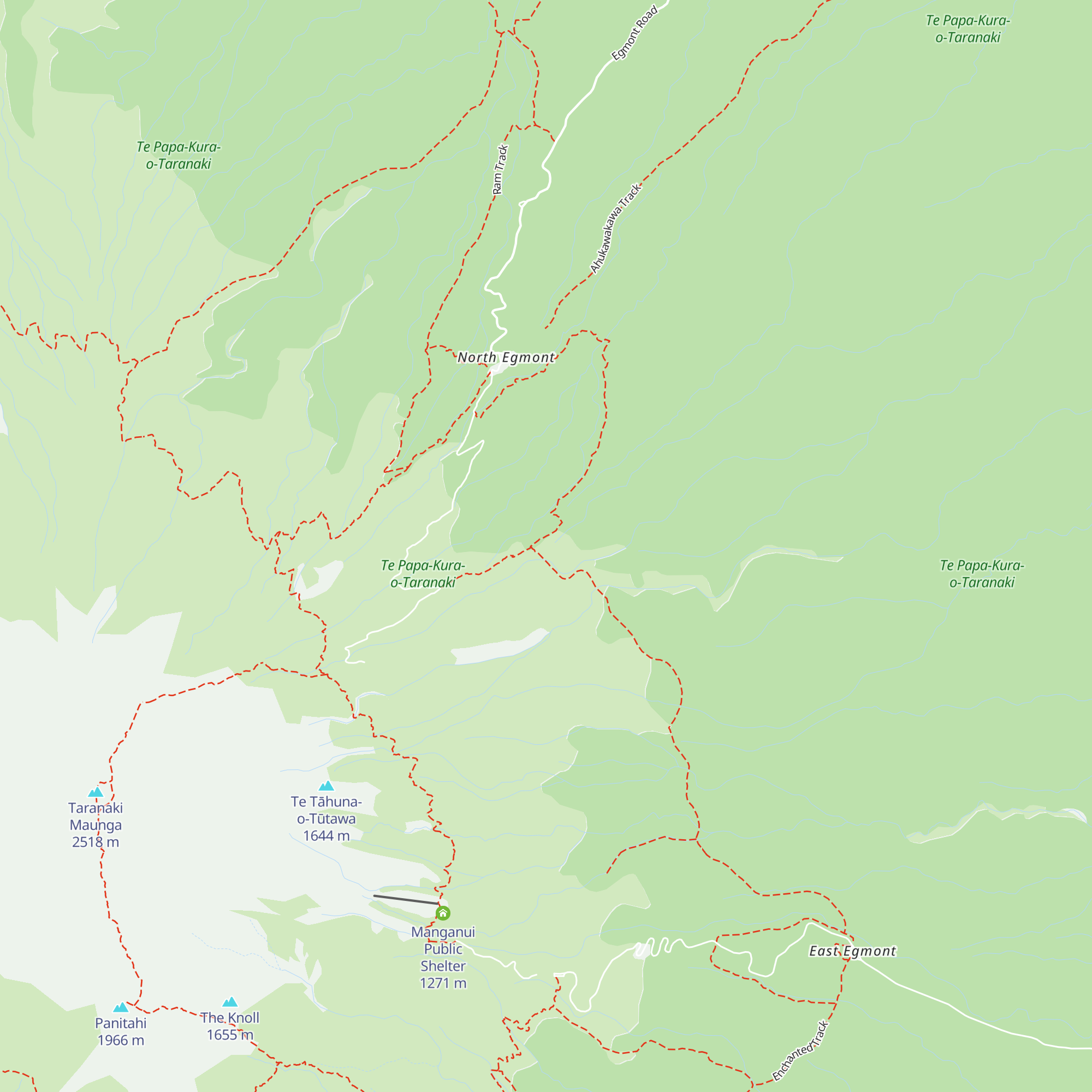 Maketawa Hut map