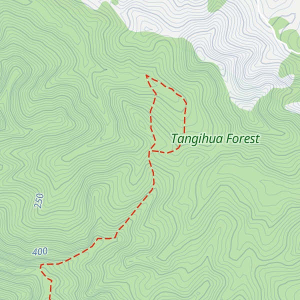 Map of Tangihua Hut