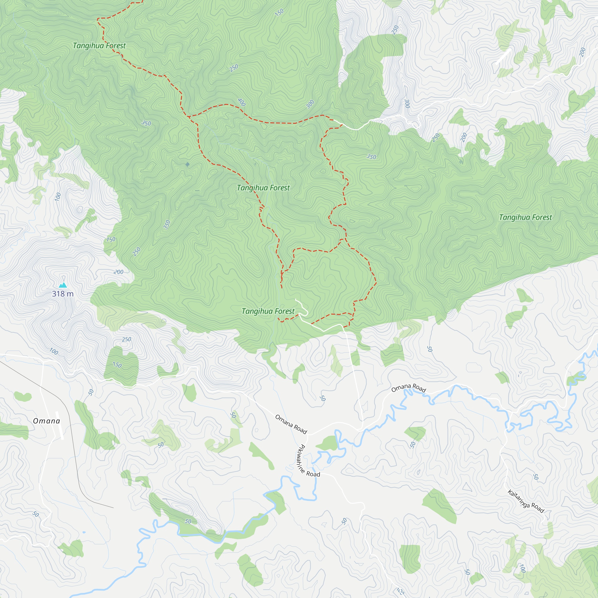 Tangihua Lodge map