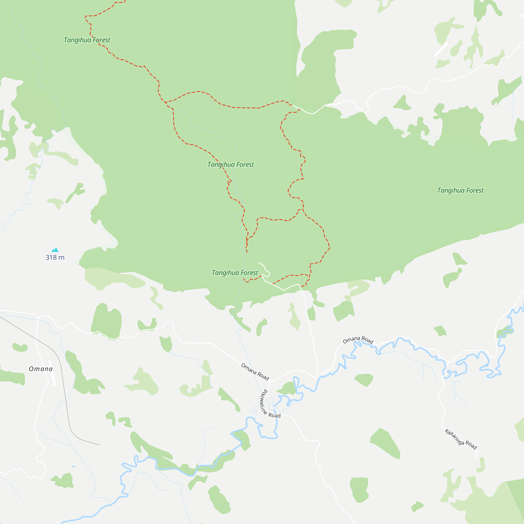 Tangihua Lodge map