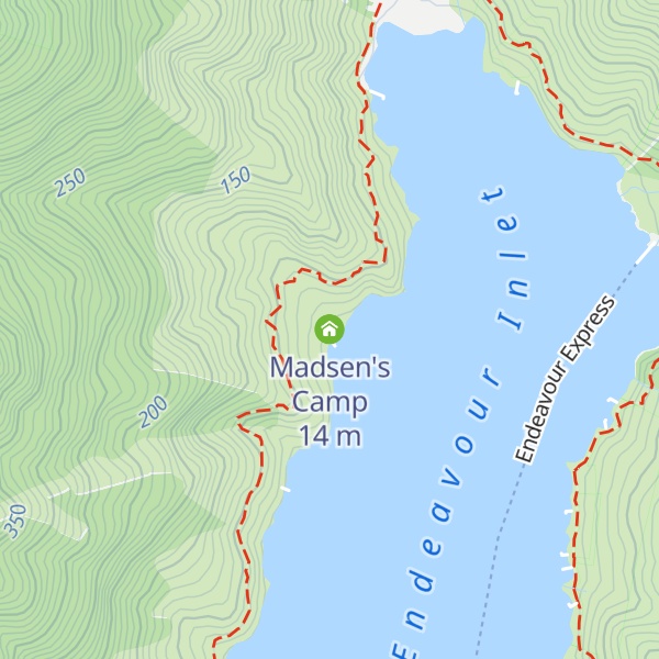 Map of Madsen's Camp