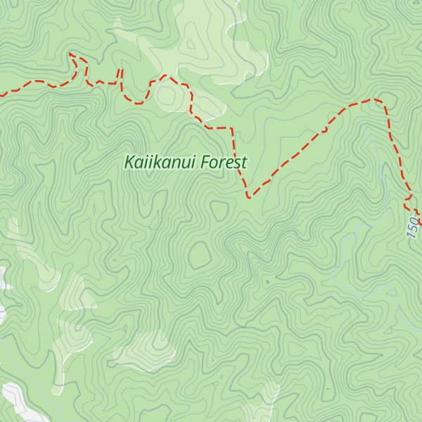 Map of Hansens Hill