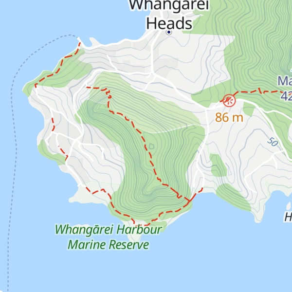 Map of Mount Aubrey