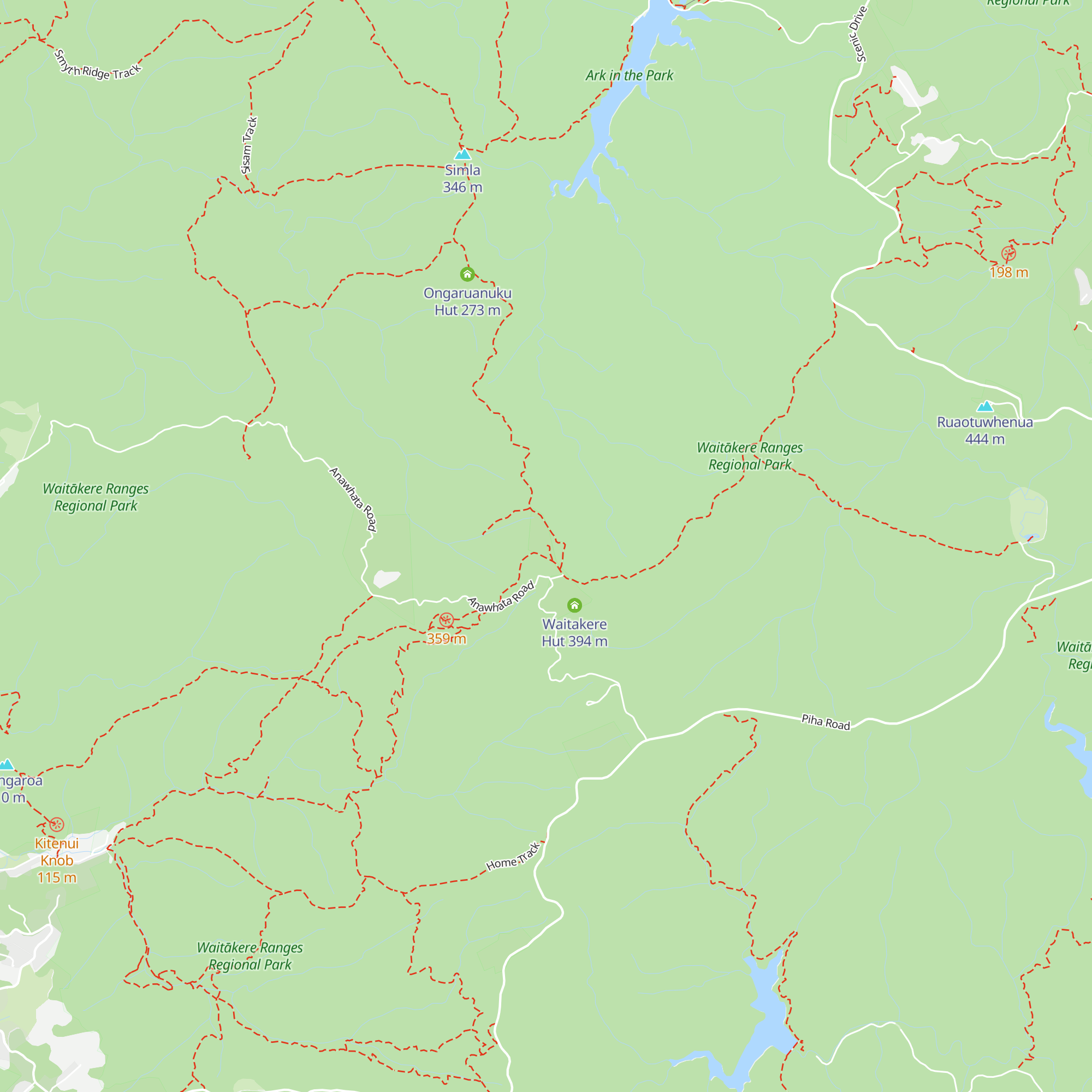 Ngaro Te Kotare map