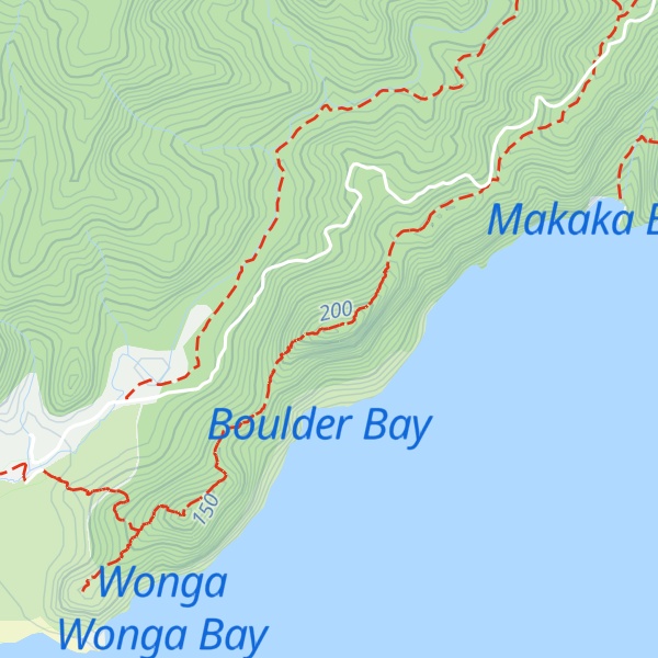 Map of Ōmanawanui