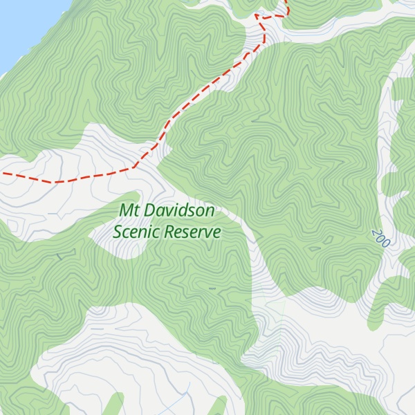 Map of Mount Davidson