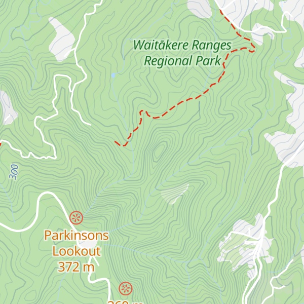 Map of Parekura Peak