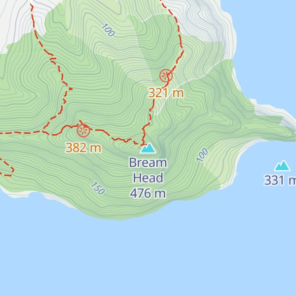 Map of Bream Head