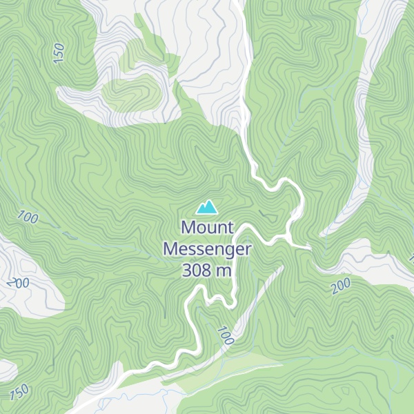 Map of Mount Messenger