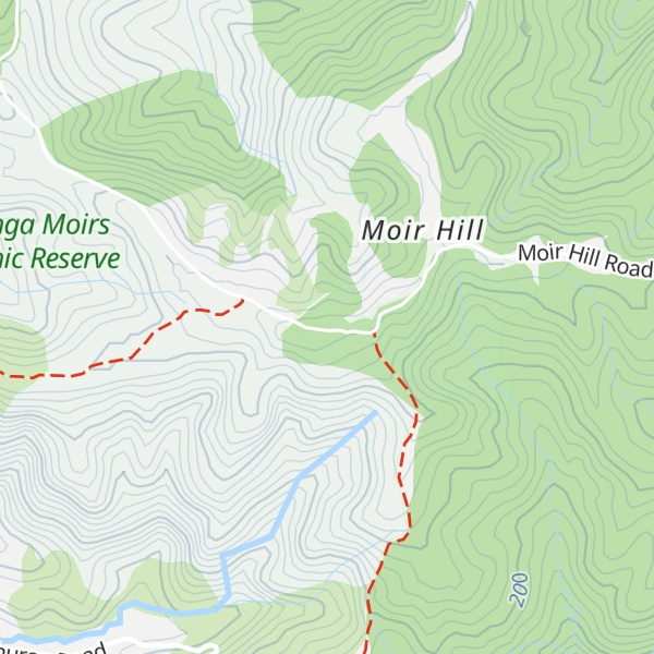 Map of Moir Hill