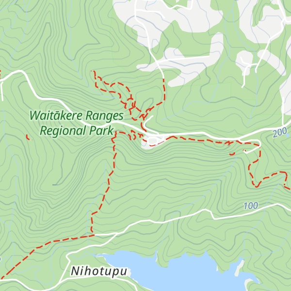 Map of Arataki Visitor Centre