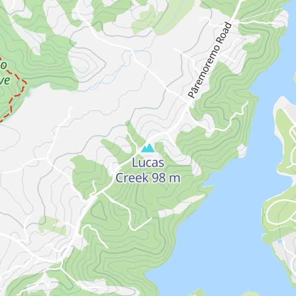 Map of Lucas Creek