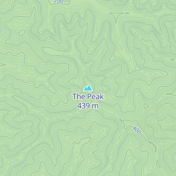 Map of The Peak