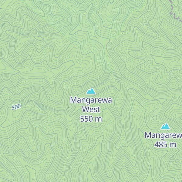 Map of Mangarewa West