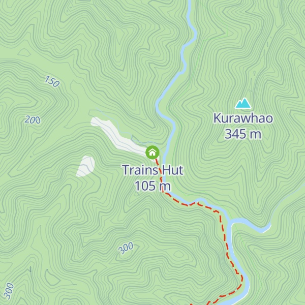 Map of Trains Hut